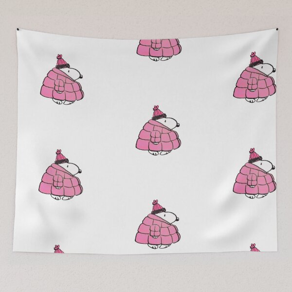 Item preview, snoopy pink puffer jacket designed and sold by mani's creations.