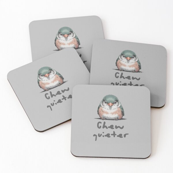 Item preview,  Chew Quieter – Graphic with a Funny Bird designed and sold by SawaOne.