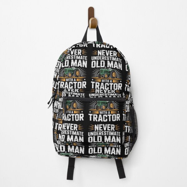 Item preview, Never Underestimate Old Man With Tractor designed and sold by FreshVibe Prints.