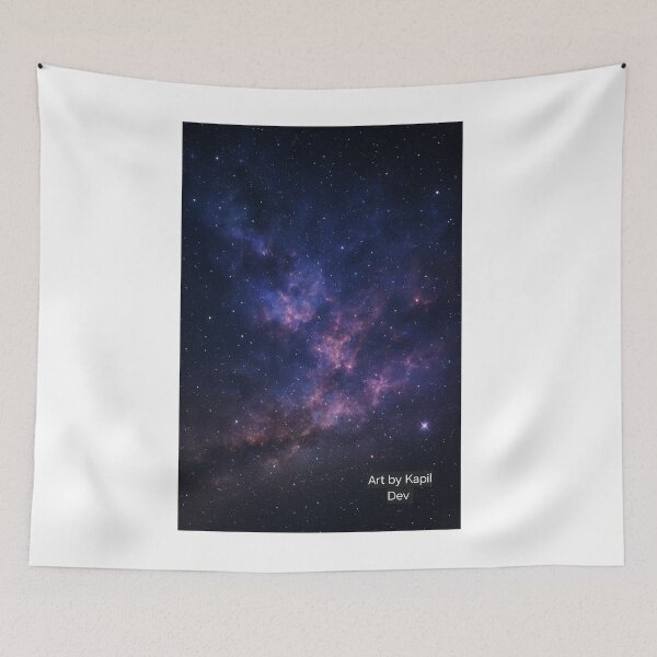 Item preview, Beyond Limits – A Cosmic Journey | Galaxy Art by Kapil Dev designed and sold by ArtByKapil.