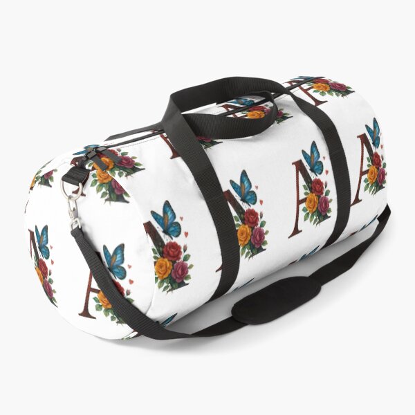 Item preview, Alphabet A with flowers and butterflies  designed and sold by Shandiz Design.