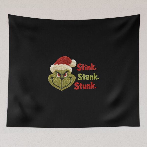 Item preview, Stink Stank Stunk Funny Fuzzy Grinch Face designed and sold by ChaaiTee.