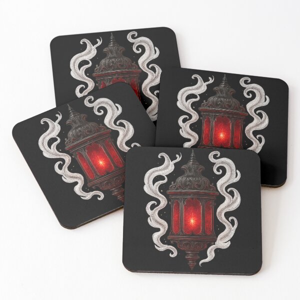 Item preview, Crimson Gothic Lantern – Dark Fantasy Occult Light designed and sold by Mouraludia.