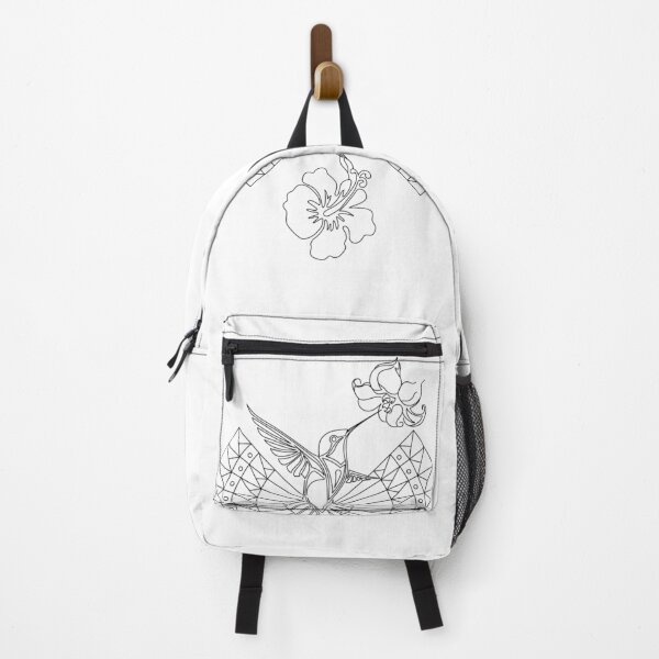 Item preview, Geometric Hummingbird Sacred Line Art designed and sold by Color for Balance .