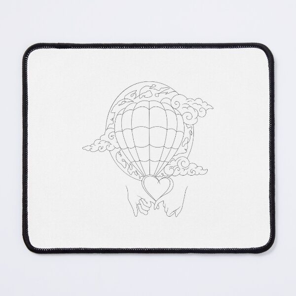 Item preview, Guided Heart Hot Air Balloon Art designed and sold by Color for Balance .
