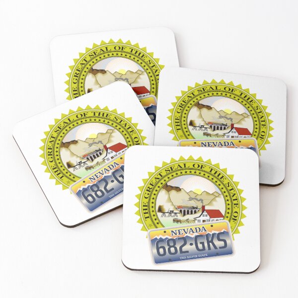 Item preview, Nevada State Seal and License Plate designed and sold by QuoteCanvas.TH.
