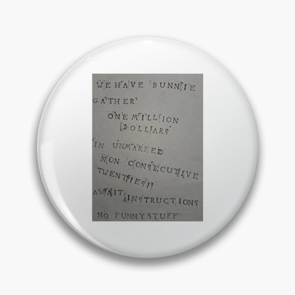 Item preview, We have Bunny, Big Lebowski ransom note fan art designed and sold by Wizard-of-Ogden.