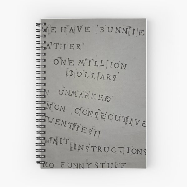 Item preview, We have Bunny, Big Lebowski ransom note fan art designed and sold by Wizard-of-Ogden.