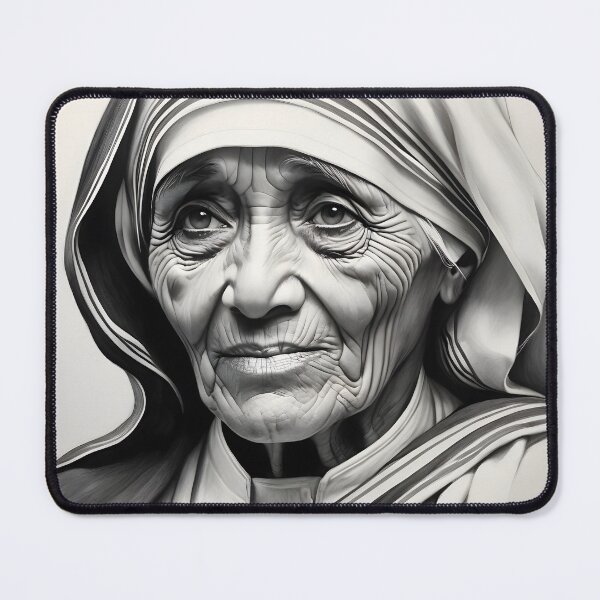 Item preview, Mother Teresa designed and sold by WorldofCharcoal.
