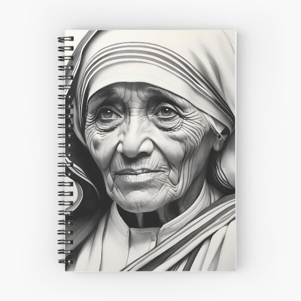 Item preview, Mother Teresa designed and sold by WorldofCharcoal.