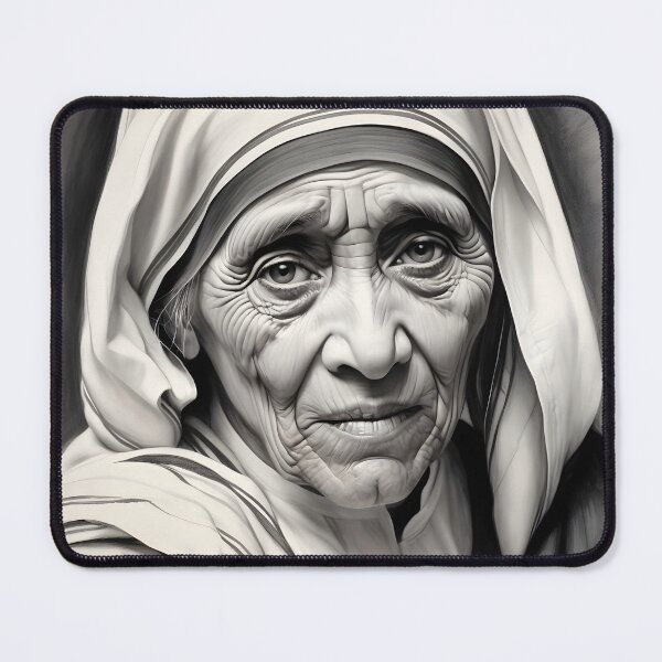 Item preview, Mother Teresa designed and sold by WorldofCharcoal.