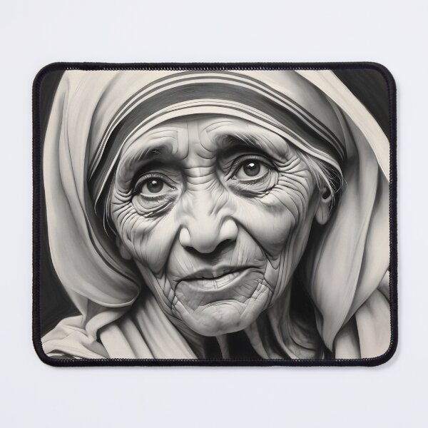 Item preview, Mother Teresa designed and sold by WorldofCharcoal.