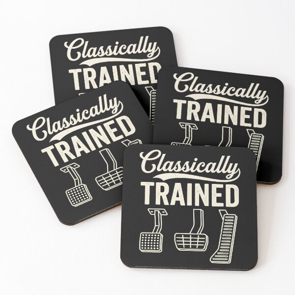 Item preview, Classically Trained Manual Transmission, Funny Stick Shift Car Enthusiast Gift, Vintage Car Pedals Graphic Tee designed and sold by saloui.