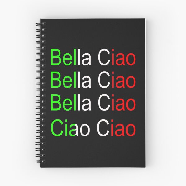 Item preview, Bella Ciao – Italian Flag Colors Typography Design designed and sold by Dragonfly-10.