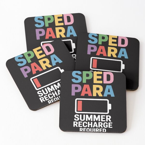 Item preview, Sped Para Summer Recharge Required Last day School designed and sold by DarioRosales.