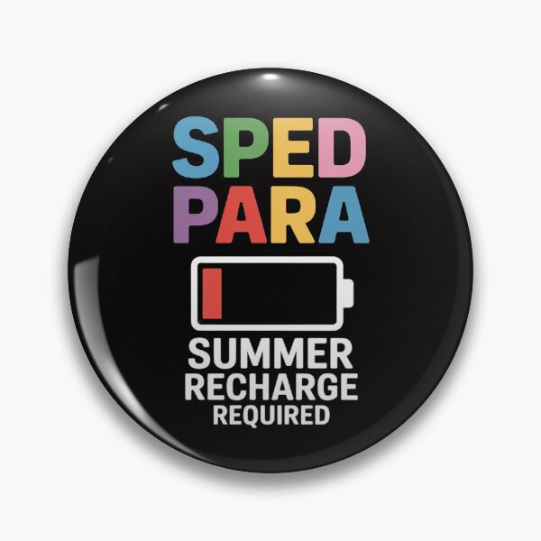 Item preview, Sped Para Summer Recharge Required Last day School designed and sold by DarioRosales.