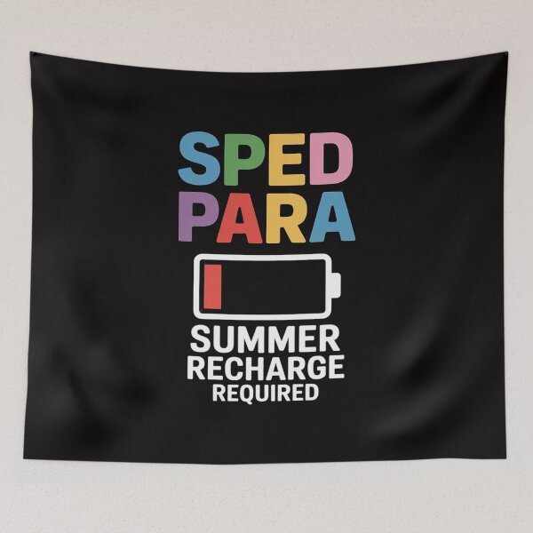 Item preview, Sped Para Summer Recharge Required Last day School designed and sold by DarioRosales.