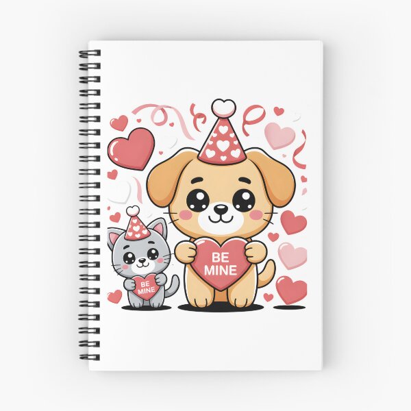 Item preview, New Year Chibi Cat & Dog Funny Valentines Day Cat Sarcastic designed and sold by BroMed SHOP.