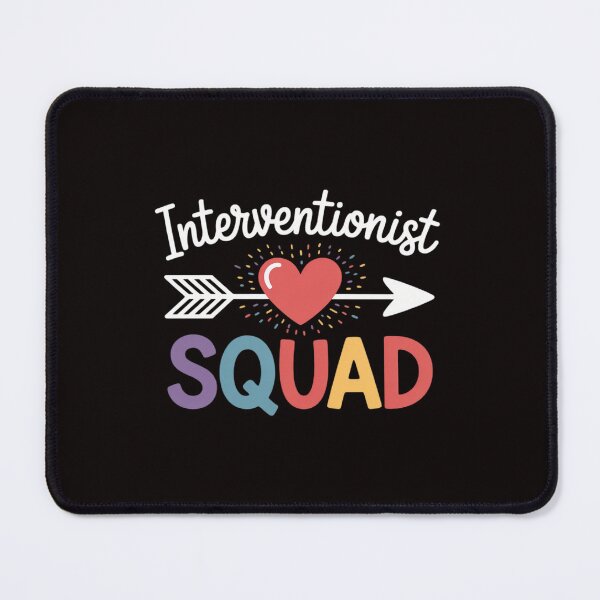 Item preview, Interventionist Squad Back To School Teacher supplies Men Women Kids designed and sold by cherylbartlett.