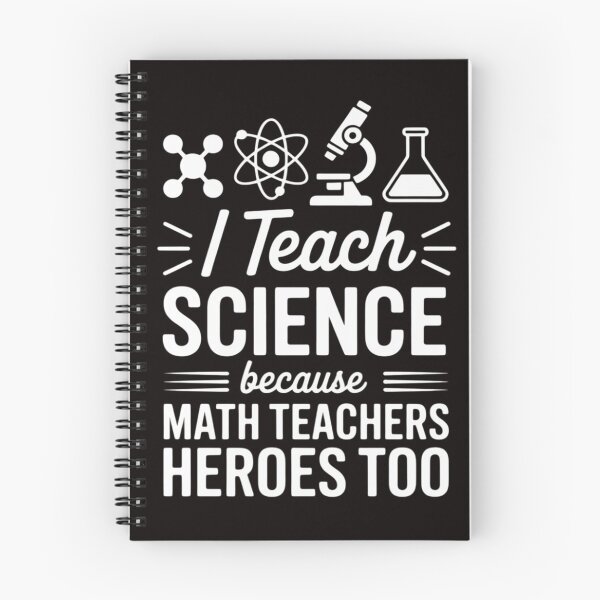Item preview, I Teach Science Because Math Teachers Need Heroes Too Men Women Kids designed and sold by cherylbartlett.