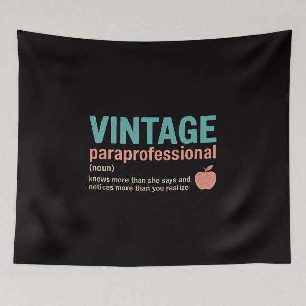 Item preview, Paraprofessional Noun 60s 70s 80s Gift designed and sold by gerardostokes.