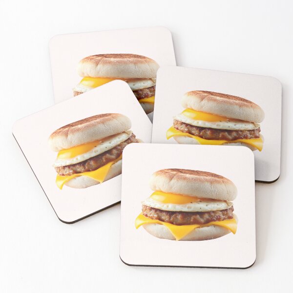 Item preview, Hearty Sausage Breakfast Muffin designed and sold by Bluepineart.