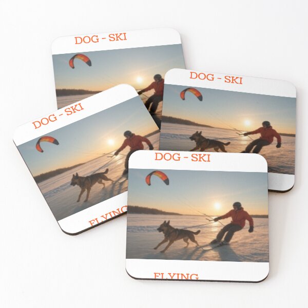 Item preview, Snow Zoomies - Dog, Skis&Flying Madness designed and sold by CzipipitoStudio.