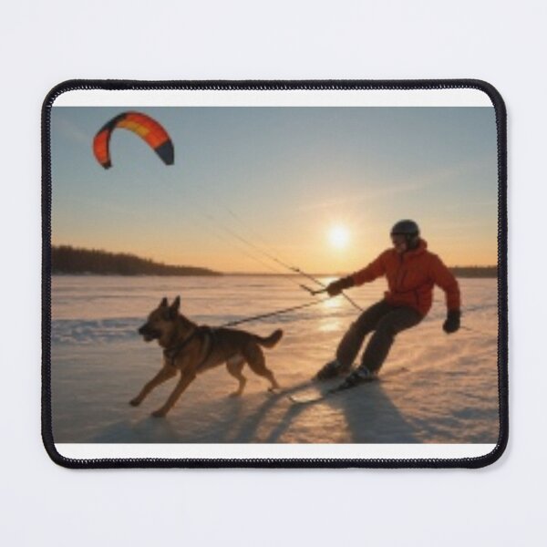 Item preview, Snow Zoomies - Dog, Skis&Flying Madness designed and sold by CzipipitoStudio.