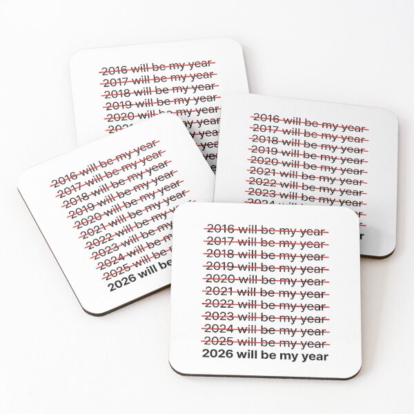 Item preview, 2026 Will Be My Year, Funny Relatable Life Meme Gift, Dark Humor Motivation Graphic Tee for Millennials designed and sold by saloui.