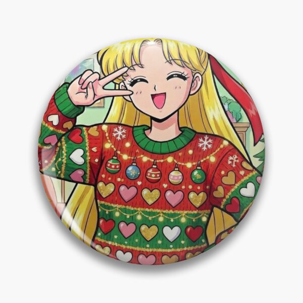Item preview, Sailor Venus Ugly Christmas Sweater designed and sold by Solace Sparkles.