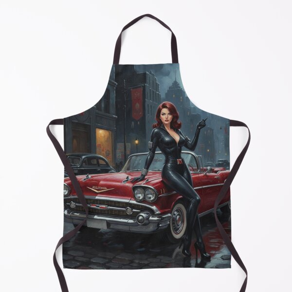 Item preview, Crimson Operative - 1950s Vintage Spy Noir Pinup designed and sold by Art's Diner.
