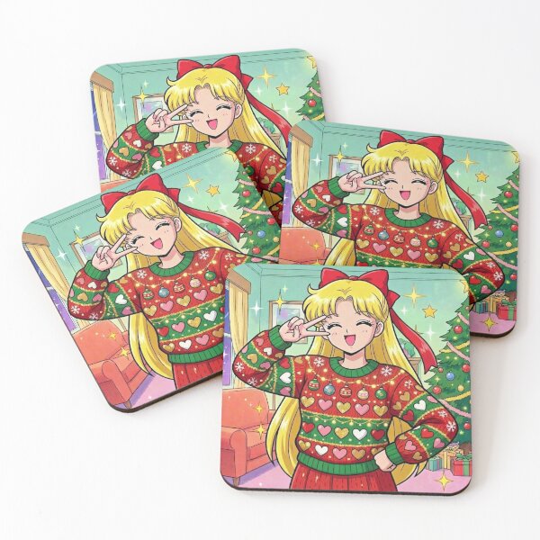 Item preview, Sailor Venus Ugly Christmas Sweater designed and sold by Solace Sparkles.