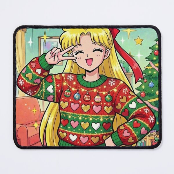 Item preview, Sailor Venus Ugly Christmas Sweater designed and sold by Solace Sparkles.