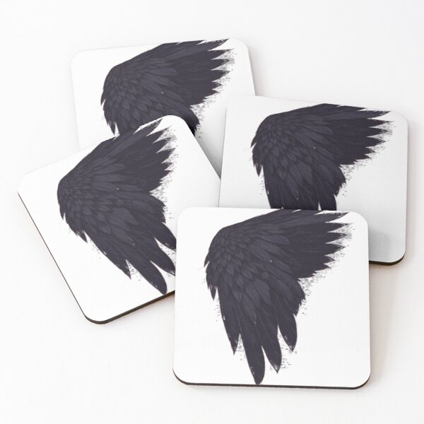 Item preview, Raven Wing Gothic Abstract Pattern designed and sold by mari0n980.