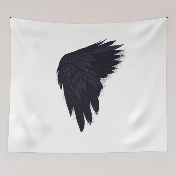 Item preview, Raven Wing Gothic Abstract Pattern designed and sold by mari0n980.