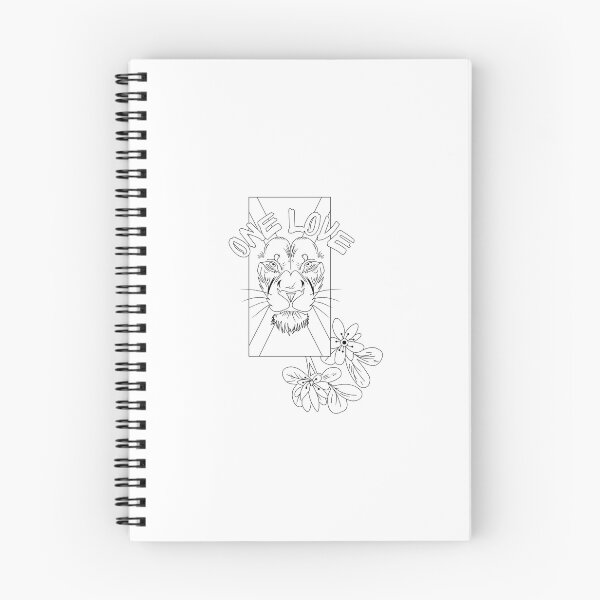 Item preview, Arte lineal de un león enamorado designed and sold by Color for Balance .