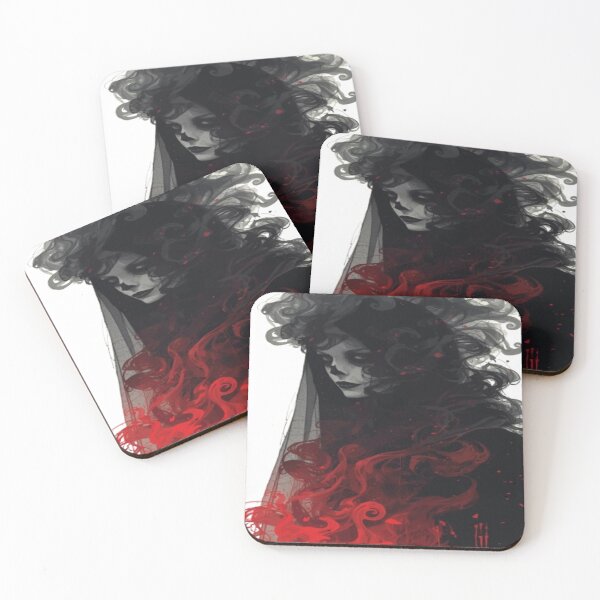 Item preview, Dark Gothic Smoke Veil Abstract Pattern designed and sold by mari0n980.