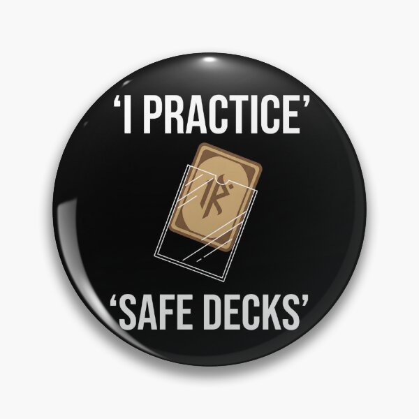Item preview, I Practice Safe Decks, Funny Trading Card Game Humor Gift, Card Game Player Strategy Graphic Tee for Gamers designed and sold by saloui.