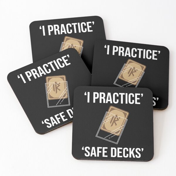 Item preview, I Practice Safe Decks, Funny Trading Card Game Humor Gift, Card Game Player Strategy Graphic Tee for Gamers designed and sold by saloui.