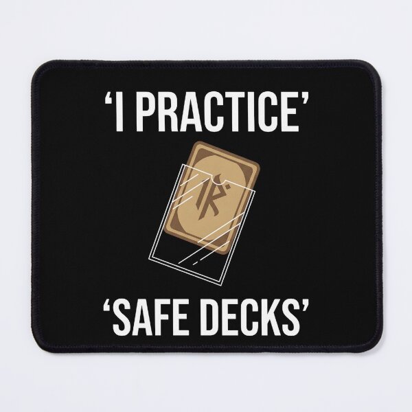 Item preview, I Practice Safe Decks, Funny Trading Card Game Humor Gift, Card Game Player Strategy Graphic Tee for Gamers designed and sold by saloui.