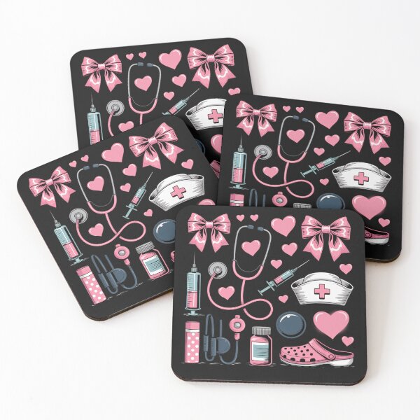Item preview, Cute Nurse Life Pink Medical Elements Valentine Nurse  designed and sold by dianadouri.