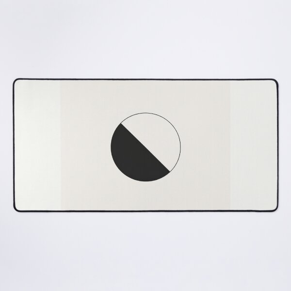 Item preview, Minimal Split Circle Geometric Design designed and sold by Maverickystore.
