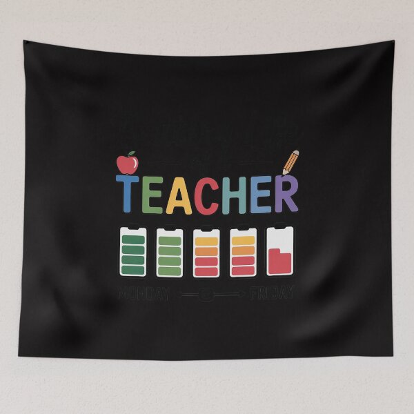Item preview, Battery Life of a Teacher School Classroom designed and sold by HermanTricia.