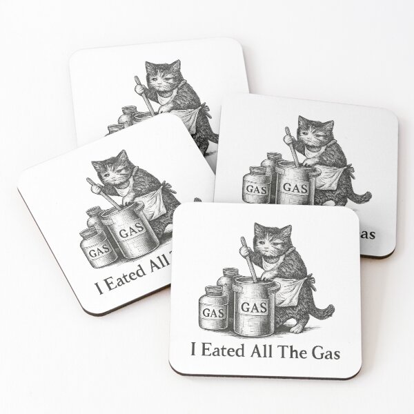 Item preview, I Eated All The Gas Cat designed and sold by CloudyPress.
