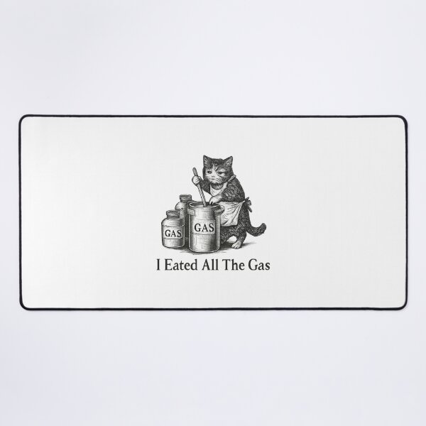 Item preview, I Eated All The Gas Cat designed and sold by CloudyPress.