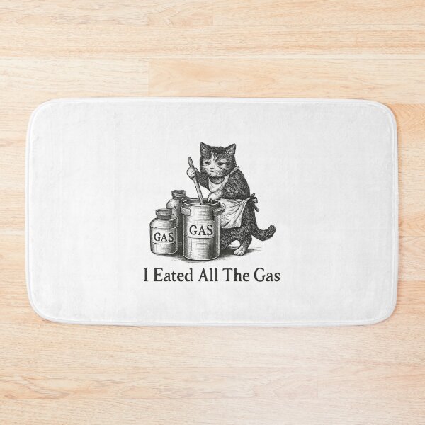 Item preview, I Eated All The Gas Cat designed and sold by CloudyPress.