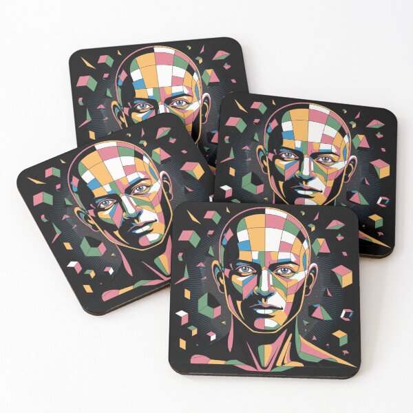 Item preview, enigmatic android surreal technology cyberpunk design designed and sold by Logiprint.