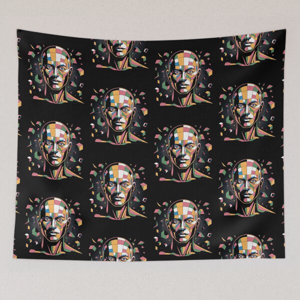 Item preview, enigmatic android surreal technology cyberpunk design designed and sold by Logiprint.