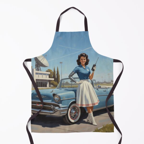 Item preview, Atomic Bionic - 1950s Vintage Cybernetic Agent Pinup designed and sold by Art's Diner.