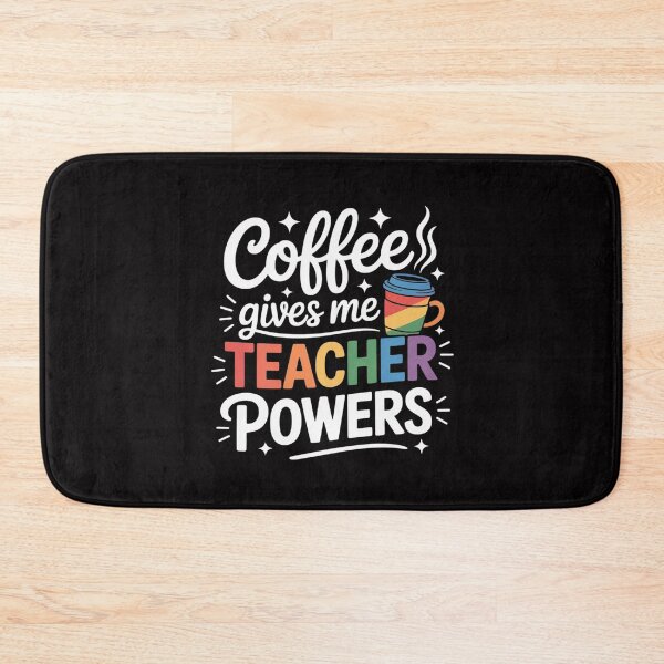 Item preview, Coffee Gives Me Teacher Powers designed and sold by HermanTricia.
